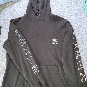 Men's black Tokyo hoodie